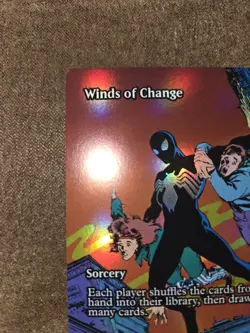 Winds of Change Foil (Borderless) MTG Spiderman Marvel #30 PACK FRESH - Image 5