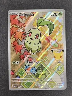 Chikorita 046 Me: Mega Evolution Promo Holo Pokemon TCG First Partner Series 2 - Image 1