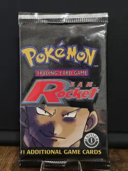 Wizards of the Coast Pokemon Team Rocket Booster Pack - 1st Edition Sealed - Image 1