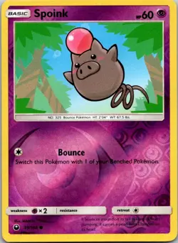 Spoink 59/168 Celestial Storm Pokemon TCG Reverse Holo C NM - Image 1