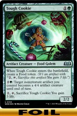1x - Tough Cookie - FOIL #193 - Wilds of Eldraine - CUC NM MTG - Image 1