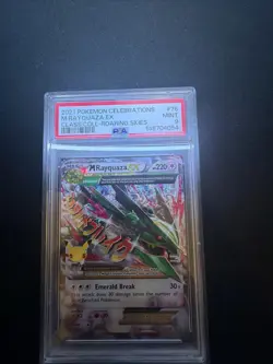 2021 POKEMON CELEBRATIONS M RAYQUAZA EX 76/108 CLASSIC COLLECTION PSA 9 - Image 1