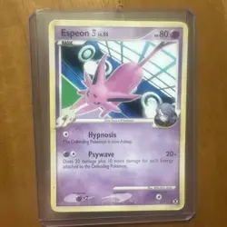 Pokemon Espeon SP 18/111 Rising Rivals 2009 English Regular Rare 80 HP - Image 1