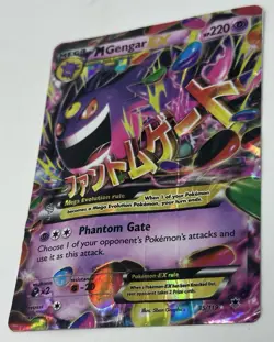 M Gengar EX 2014 Pokemon XY Phantom Forces Ultra Rare Holo 35/119 Heavy Damage - Image 3