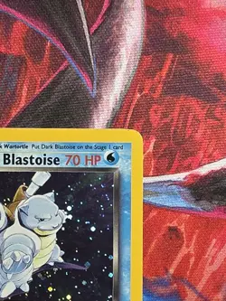 2000 Pokemon Team Rocket #3/82 Dark Blastoise Holo - Image 3