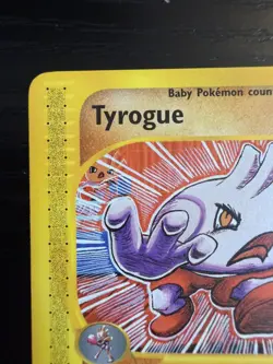 2002 Pokemon TCG Aquapolis Tyrogue 63/147 NM - Image 3