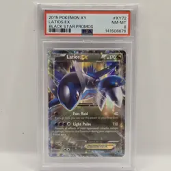Pokemon 2015 XY Black Star Promo XY72 Holo Latios EX Near Mint PSA 8 - Image 1