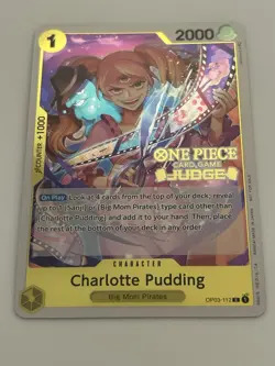 Charlotte Pudding OP03-112 (Judge Pack Vol. 2) One Piece Promotion Card Foil - Image 1