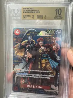 One Piece Kid & Killer SP EB01-003 PRISTINE 10 English New BGS Label - Image 3