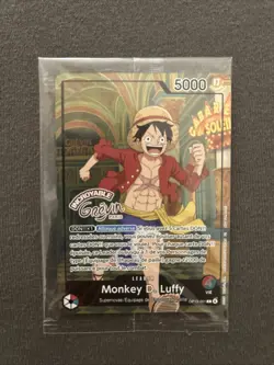 Carte One Piece TCG – Monkey D. Luffy OP13-001 – Musee Grevin Paris Exclusive - Image 1