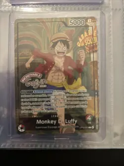 Carte One Piece TCG – Monkey D. Luffy OP13-001 – Musee Grevin Paris Exclusive - Image 3