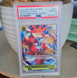 One Piece CCG Monkey D. Luffy Promo Prerelease Winner Foil P-036 English - Image 1