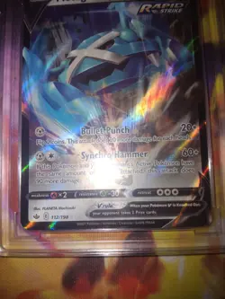 2021 Pokemon Sword and Shield Chilling Reign Metagross V URR #112/198 - BCCG 10 - Image 3