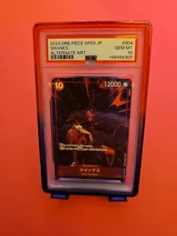 PSA 10 Shanks OP09-004 SR Emperors in the New World - ONE PIECE Card Japanese - Image 1