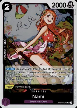 Nami PRB02-012 FOIL Premium Booster -The Best- Vol. 2 R NM Sunohara One Piece - Image 1