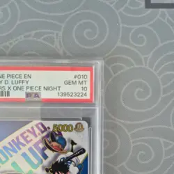 2025 ONE PIECE MONKEY D. LUFFY DODGERS X PROMS #010 PSA 10 (SLAB MINT CONDITION) - Image 5