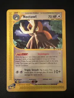 Noctowl 40/144 Skyridge Pokemon S562 Near Mint - Image 1