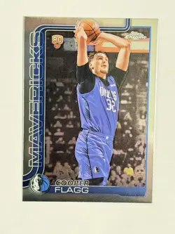 Topps 2025-26 Chrome Cooper Flagg Rookie Dallas Mavericks #251 RC - Image 3