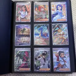 Pokemon Binder With Mixed Lot Of 90 Cards - Image 1