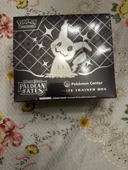 Scarlet & Violet Sealed Paldean Fates Pokemon Center ETB - Image 1