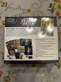 Scarlet & Violet Sealed Paldean Fates Pokemon Center ETB - Image 2