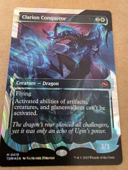 Clarion Conqueror - (Showcase) (Halo Foil) Tarkir: Dragonstorm - Mtg - Image 1
