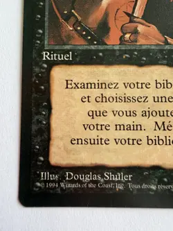 Precepteur diabolique/Demonic tutor Magic The Gathering Limited French Edition - Image 4