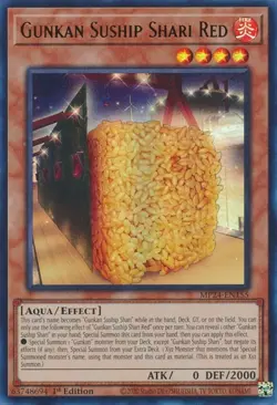 Gunkan Suship Shari Red - MP24-EN155 - Ultra Rare - 1st Edition Near Mint Yugioh - Image 1