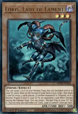 Loris, Lady of Lament - MP24-EN164 - Ultra Rare - 1st Edition Near Mint Yugioh! - Image 1