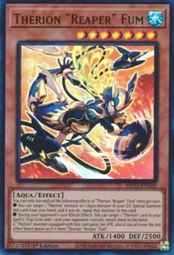 Therion "Reaper" Fum - MP23-EN060 - Ultra Rare - 1st Edition Near Mint Yugioh! C - Image 1