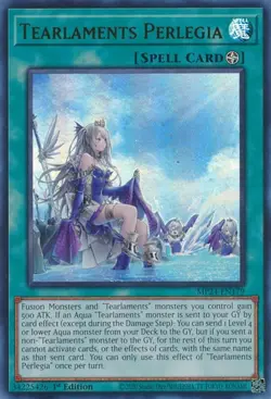Tearlaments Perlegia - MP24-EN179 - Ultra Rare - 1st Edition Near Mint Yugioh! C - Image 1