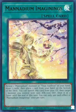 Mannadium Imaginings - MP24-EN196 - Ultra Rare - 1st Edition Near Mint Yugioh! C - Image 1