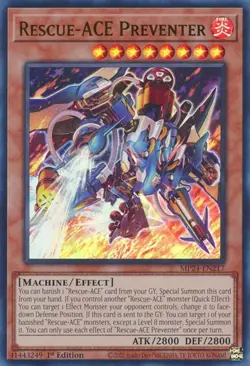 Rescue-ACE Preventer - MP24-EN217 - Ultra Rare - 1st Edition Near Mint Yugioh! C - Image 1