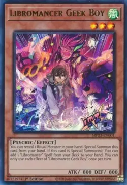 Libromancer Geek Boy - MP23-EN001 - Ultra Rare - 1st Edition Near Mint Yugioh! C - Image 1