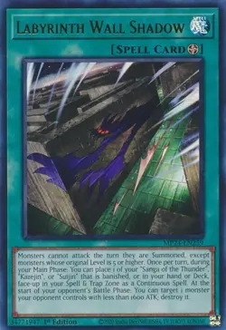 Labyrinth Wall Shadow - MP24-EN259 - Ultra Rare - 1st Edition Near Mint Yugioh! - Image 1
