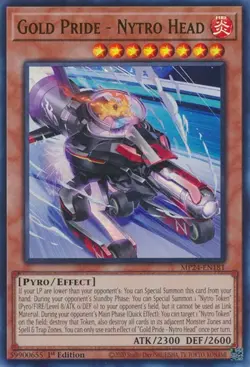 Gold Pride - Nytro Head - MP24-EN181 - Ultra Rare - 1st Edition Near Mint Yugioh - Image 1