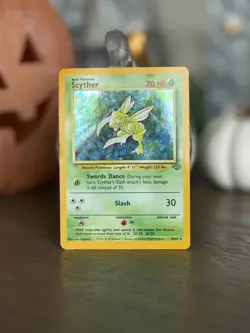 Scyther 10/64 Holo Rare Jungle set 1999 Pokemon Card TCG Wizards - Image 4