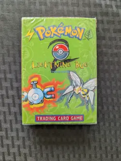 NEW FACTORY SEALED! Pokemon Lightning Bug Theme Deck Base Set WizardsOfTheCoast - Image 1