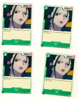 Set Of 4 Izo OP01-033 Romance Dawn One Piece Trading Card - Image 3