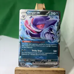 Pokemon Gengar ex 104/162 SV05: Temporal Forces Double Rare Holo 310HP Tricky - Image 2