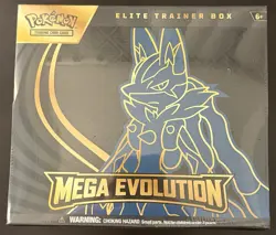 Pokemon TCG Mega Evolution Elite Trainer Box ETB Mega Lucario Factory Sealed - Image 1