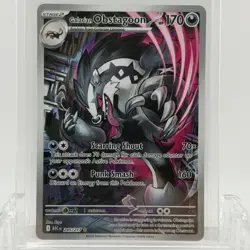 Pokemon TCG Ascended Heros Galarian Obstagoon #245/217 Illustration Rare NM - Image 1