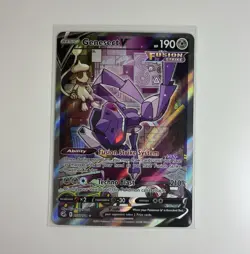 Pokemon TCG Genesect V 255/264 Swsh08 Fusion Strike Alt Full Art UR Holo Eng - Image 1