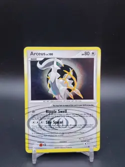 Arceus AR5 Platinum Arceus Holo Rare HP Pokemon Card - Image 1