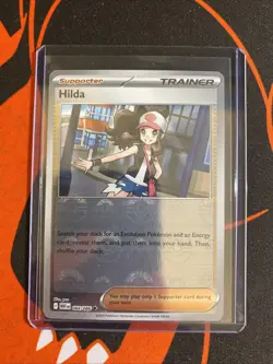 Hilda (Poke Ball Pattern) 084/086 Holo Uncommon White Flare Pokemon Holo NM - Image 4