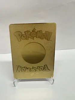 Pikachu 60HP Metal POKEMON Card-Collectible Gift Display！ - Image 2