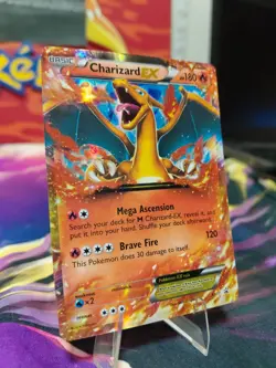 Pokemon TCG Charizard EX XY17 Holo Ultra Rare Black Star Promo Card LIGHT PLAY - Image 3