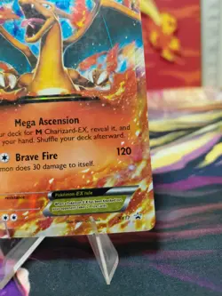 Pokemon TCG Charizard EX XY17 Holo Ultra Rare Black Star Promo Card LIGHT PLAY - Image 5
