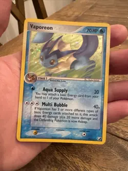 Vaporeon 19/115 Unseen Forces Holo Pokemon Card TCG MP - Image 4