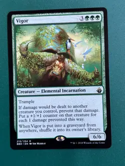 Magic the Gathering MTG Vigor 215/254 Rare TCG Card /A353 - Image 1